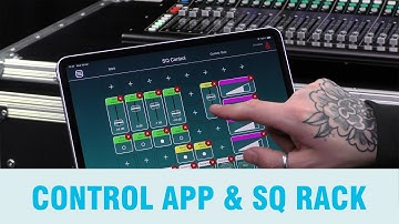 SQ V1.6 Features - SQ-Control App and Screen on SQ-Rack
