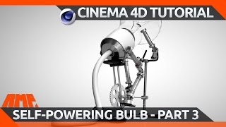Cinema 4D Tutorial - Self Powering Bulb - Part 3 - The Bike