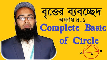 HSC Circle 4.1 (বৃত্ত সংশ্লিষ্ট যাবতীয় Basic নিয়ে আলোচনা)
