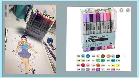 First time using copic markers ✨