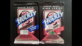 PREMIER EDITION 1990-91 UPPER DECK HOCKEY PACKS!! Found WAYNE GRETZKY!