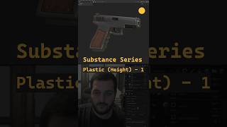 How to do Plastic Height Map-1 #substance3dpainter #gameassets #texturing #shortsvideo #3dtexturing
