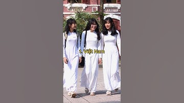 Top 10 Quốc Gia Có Đồng Phục Học Sinh Đẹp Nhất Thế Giới #shorts  #suthatthatsu