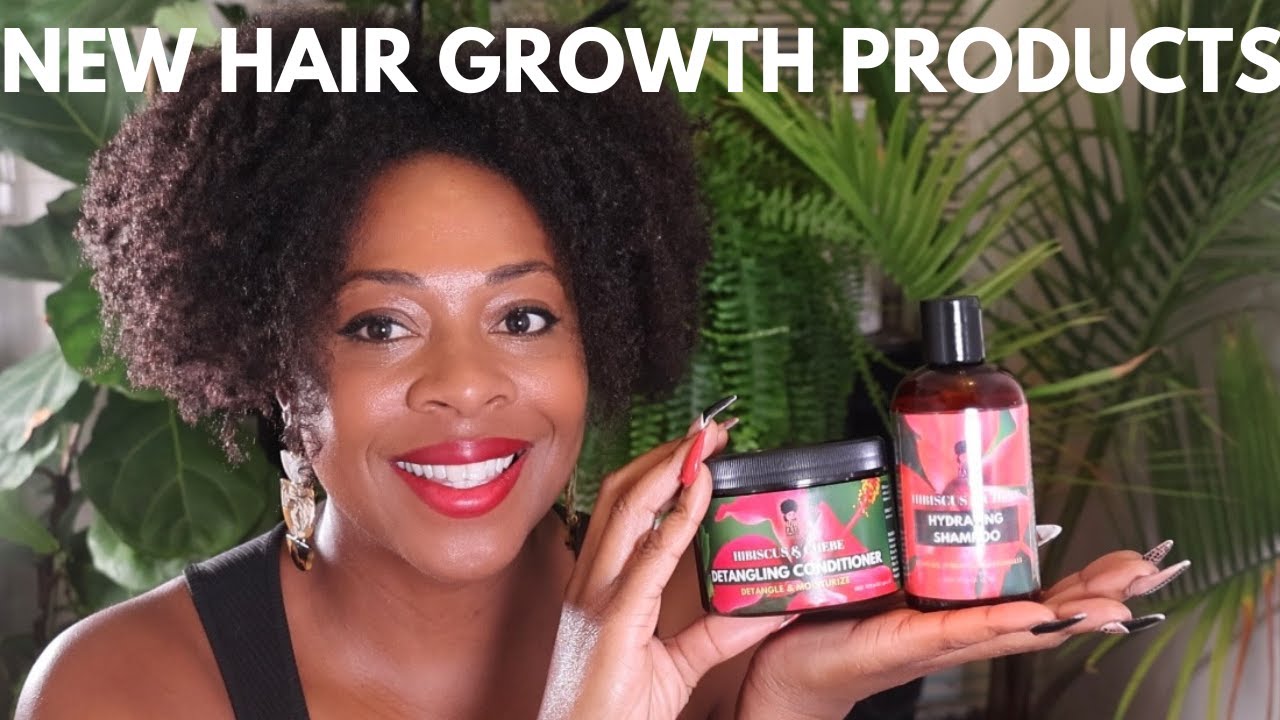 New Products for Hair Growth|Hibiscus and Chebe Shampoo & Conditioner ...