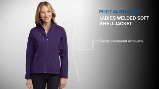 Port Authority L324 Ladies Welded Soft Shell Jacket - Buy at ApparelnBags.com screenshot 3