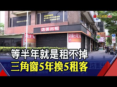 等嘸長租客"東區金店面"淪特賣會場 台大店王砍價39萬求租｜非凡財經新聞｜20210506