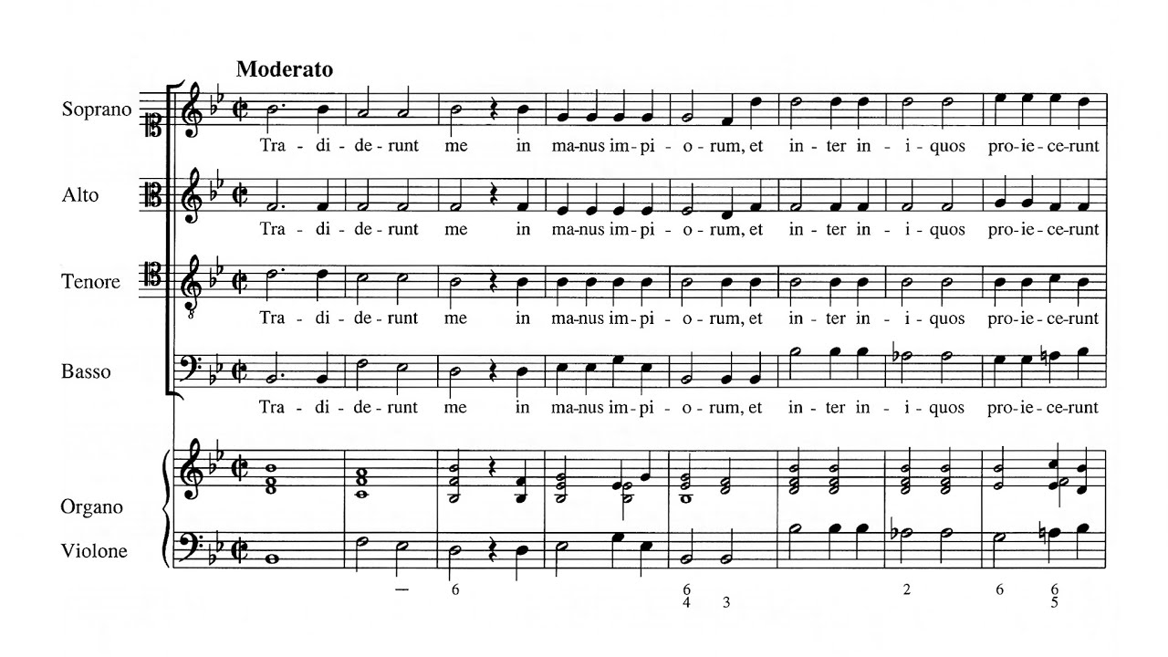 Michael Haydn - Responsoria in Parasceve - 7. Tradiderunt me [Score video]