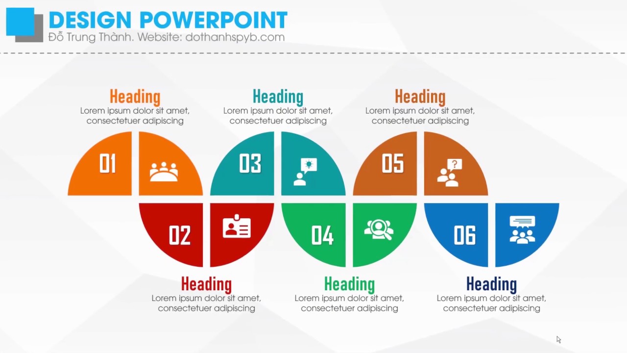 Thiết kế mẫu mục lục chuyên nghiệp trong Powerpoint - youtube