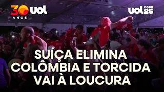 SUÍÇA ELIMINA A COLÔMBIA NOS PÊNALTIS, E TORCIDA VAI À LOUCURA COM VAGA NAS QUARTAS DA COPA DO MUNDO