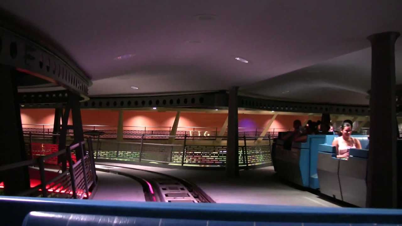 Tomorrowland Transit Authority PeopleMover (Nighttime) - Magic Kingdom - Walt Disney World