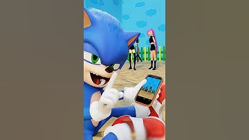 Sonic got caught by Rumi 😂🤣#sonic #rumi #animation #funny