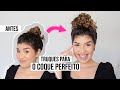 COMO FAZER O COQUE PERFEITO *cabelo cacheado* | por Jessica Melo