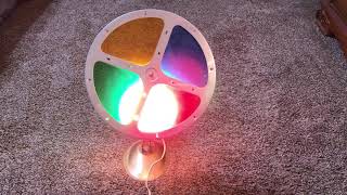 Vintage 1940s 1950s Spartus Rotating Color Wheel Model #880