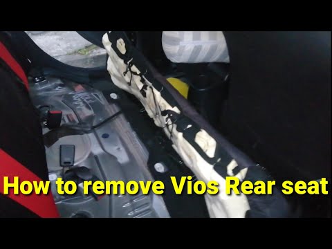 Video: Paano mo itiklop ang likurang upuan sa isang 2014 Toyota Vios?