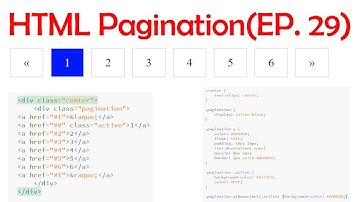 HTML Pagination(EP. 29) - Website Development For Beginners