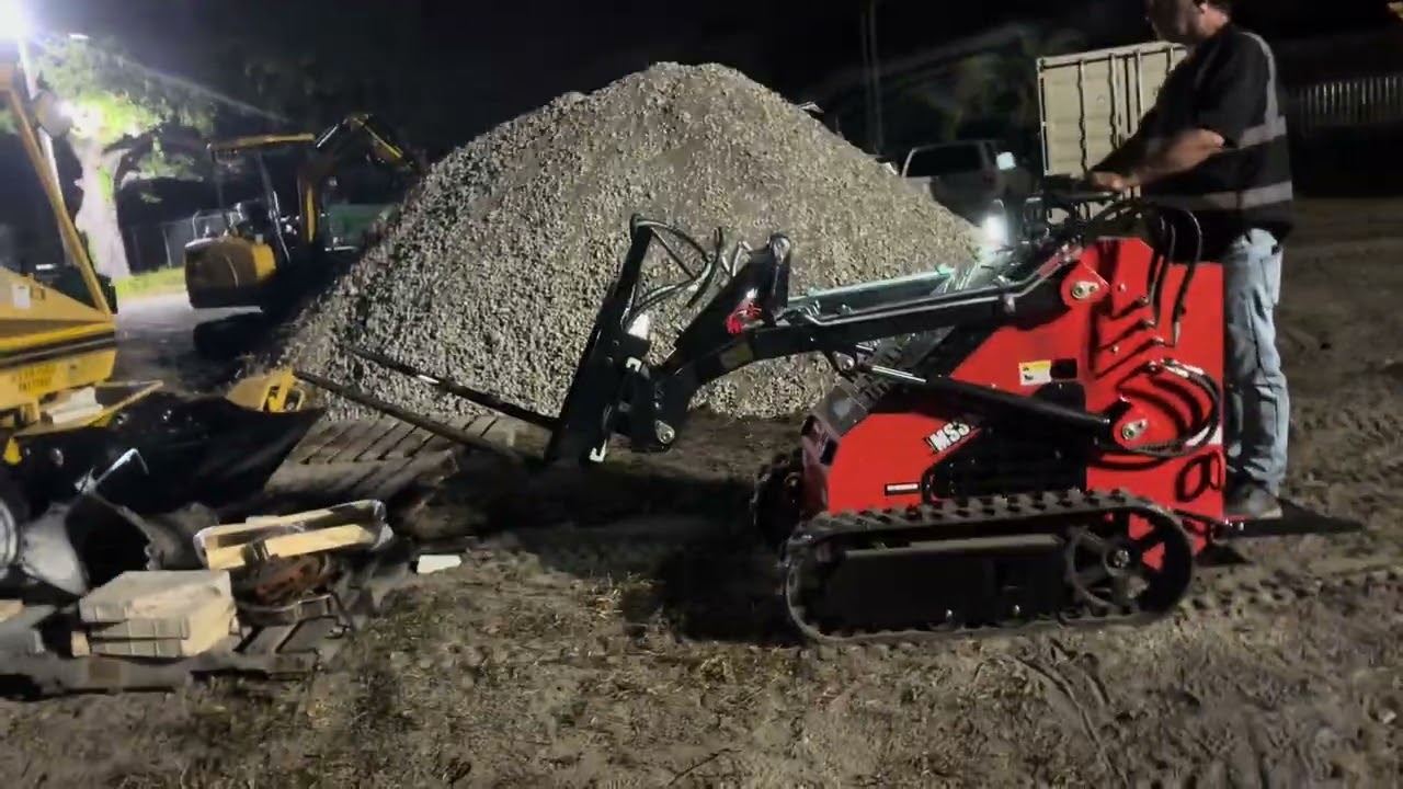 New side shift forks for my mini skid steer MS36C 