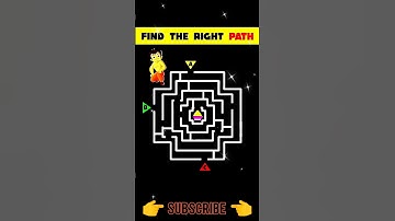 IQ Test Puzzle | Can You Find the Right path | Riddles and Puzzles #puzzle #paheliya #shorts