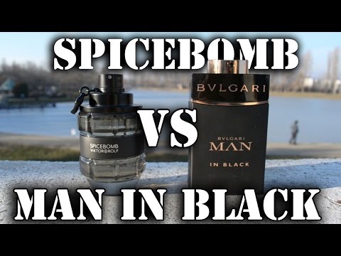 bvlgari man in black vs spicebomb