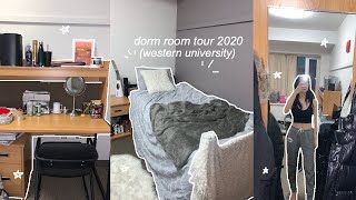 western uni dorm tour 2020 (ontario hall) !!