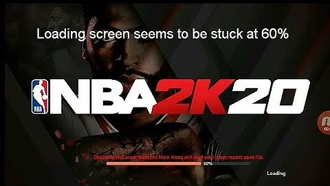 Please Help Nba 2k20 android Loading Screen Stuck!