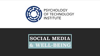 Social Media & Wellbeing