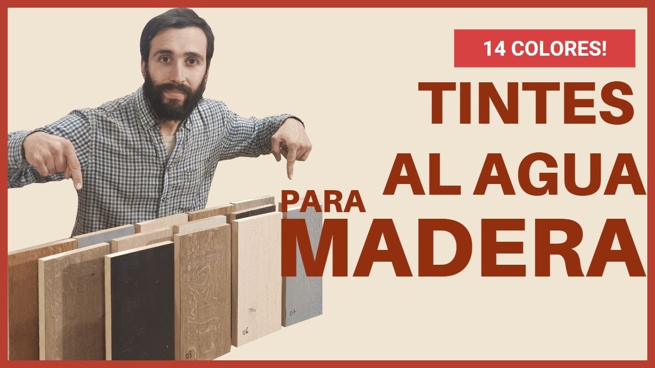 Teñir madera con tintes al agua de Rubio Monocoat 