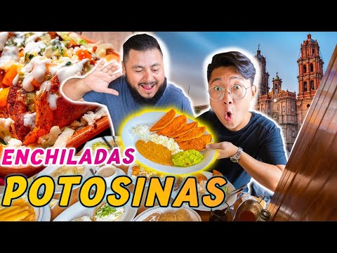 PROBÉ LAS FAMOSÍSIMAS <strong>ENCHILADAS</strong> POTOSINAS