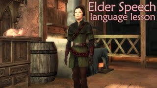 The Witcher - Elder Speech language lesson
