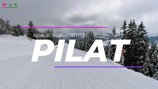 Pilat Slope, Val Gardena&#39;s Legendary 8.#skiing