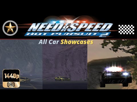 NFS Hot Pursuit 2 All Car Showcases 1440p 60fps