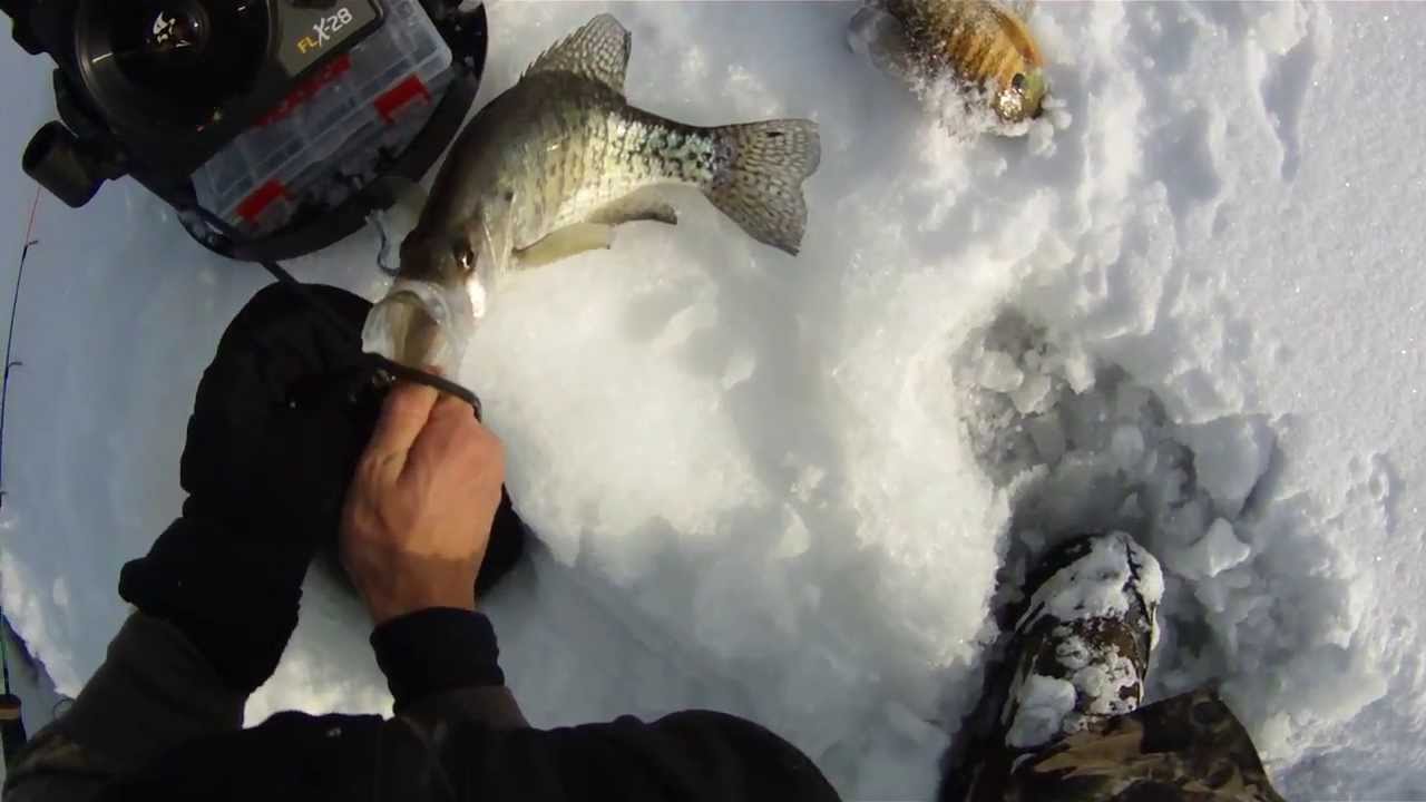 MN Metro Slab Ice fishing Cabelas Easy Touch 2013 2014 by onza04 YouTube