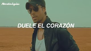 Enrique Iglesias - Duele El Corazón (feat. Wisin) (Letra/Lyrics)