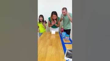 Mentos or iPhone // Toilet Paper Roll Challenge #shorts GamGam Family