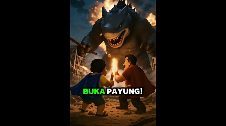 Monster Jahat VS Payung Sakti Jarwo! ☂️🔥🤣 #Shorts