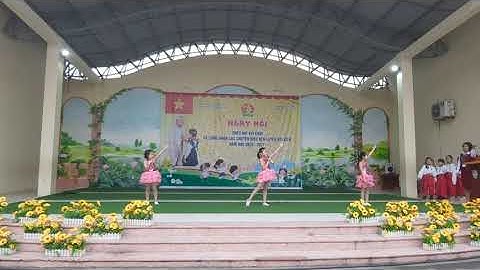 Bài hát được thể hiện do tam ca ba bạn trường tiểu học Bích Sơn thể hiện-Ngày hội thiếu nhi vui khỏe