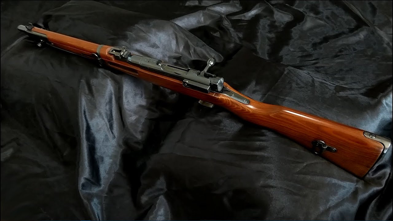 モデルガン タナカ 四四式騎兵銃 ブルーイング - YouTube