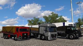 ETS2 MODS | MULEKE,LUCAS E BOLINE ATRAVESSANDO O NORDESTE NO HORARIO!🏄♂️