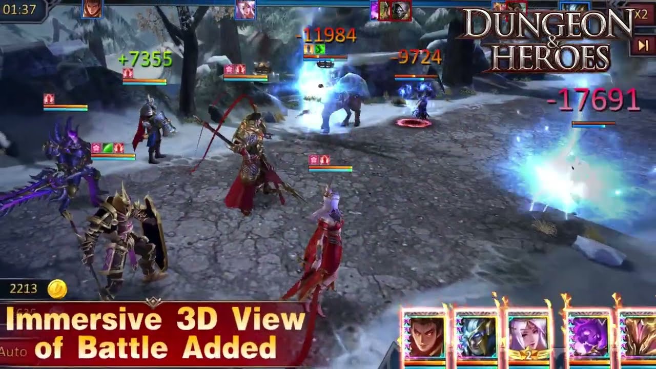 Dungeon & Heroes MOD APK cover