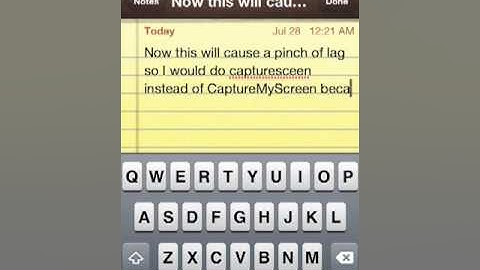 How To Record Minecraft On The iPod 4th Gen IOS 7 6.1.3