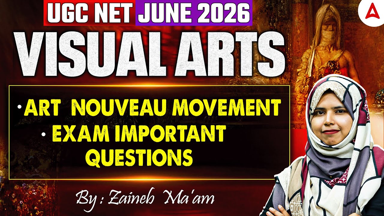 UGC NET Visual Arts | UGC NET Visual Arts | Art Nouveau Movement Exam Important Question Zainab Mam