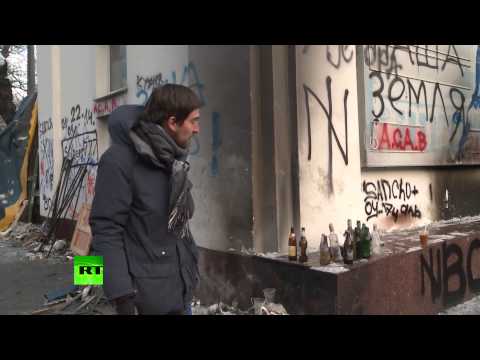 Нацистская символика на Майдане: протесты переходят в руки ультранационалистов