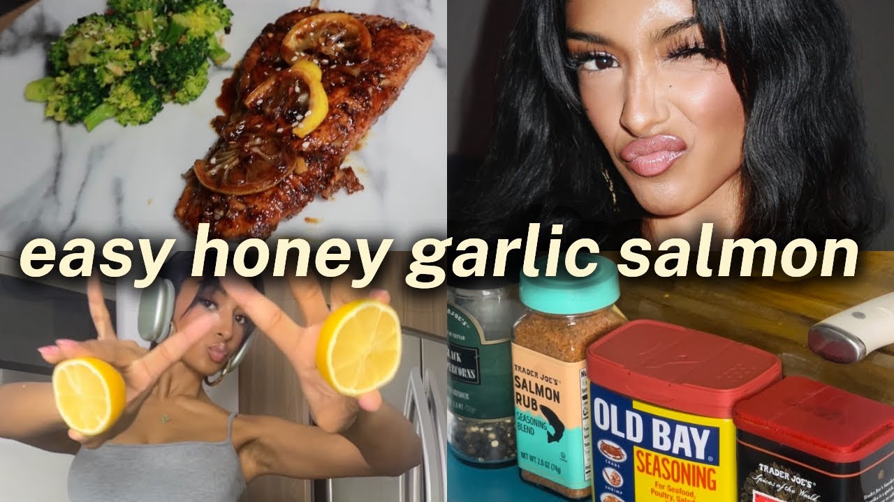 this honey garlic salmon could get you a valentine. YouTube