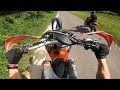 KTM EXC 125 🏍️ | 2 STROKE ⛽️ | RAW WHEELIES ✈️ | POV