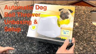 Automatic Dog Ball Launcher: Watch Me Unbox, Setup and Review It