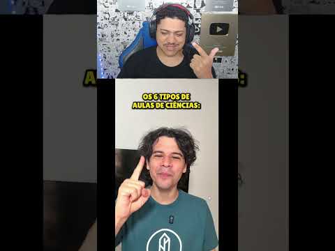 REACT Qual a melhor aula de ciência? (Daniel Gontijo) #shorts