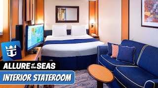 Allure of the Seas | Interior Stateroom Tour & Review 4K | Royal Caribbean Cruise