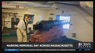 USS Constitution Marks Memorial Day With 21-Gun Salute