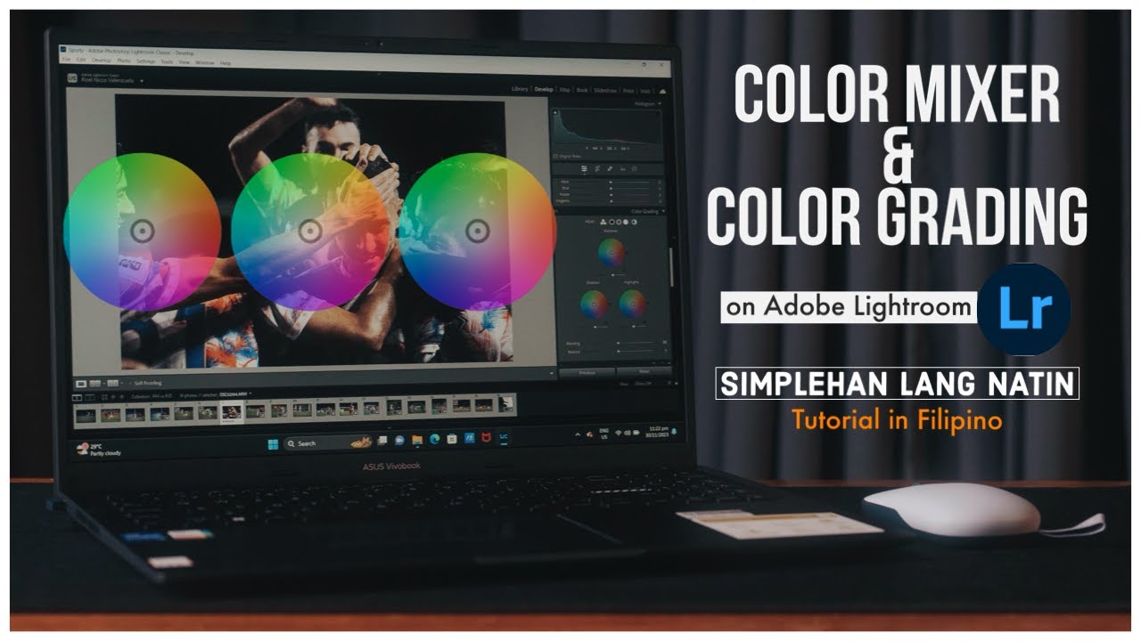 Color Mixer & Color Grading Adobe Lightroom Tutorial in Filipino