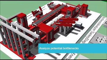 Material Flow Simulation with Tecnomatix Plant Simulation