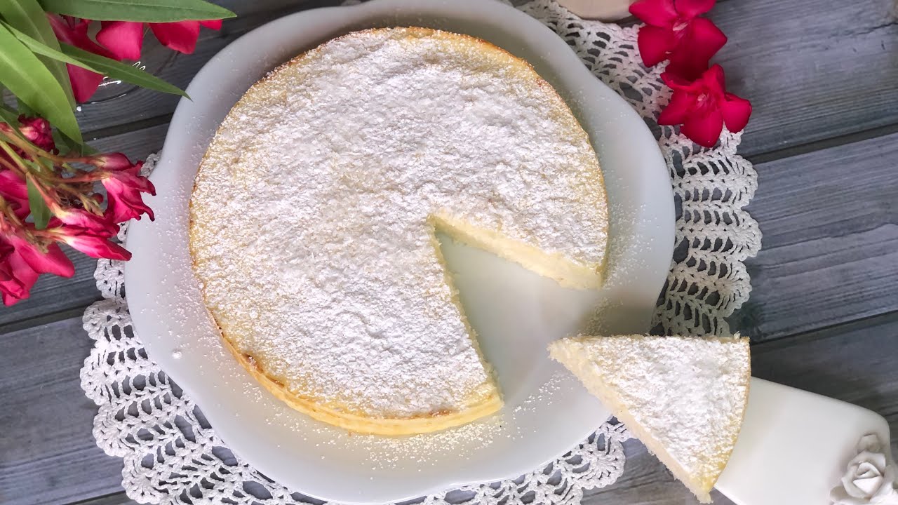 Torta Ricotta e Cocco MORBIDA e UMIDA 😍 😍pronta in 15 minuti, SENZA BURRO, OLIO Gluten free